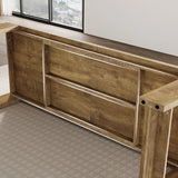 Tribesigns 86.61-Inch Dining Table for 6-8 People, Modern Narrow Long Kitchen Table