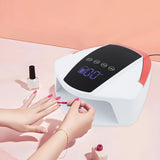 96W ABS Rechargeable Nail Lamp,White Red Black Automatic Sensor UV LED Nail Dryer