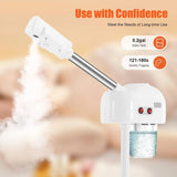 800W Professional Facial Steamer, Skin Care Steamer with Ozone Steam, Large 0.2Gal Tank,