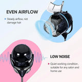 Adjustable Floor-Mounted Hooded Professional Hair Dryer with Rolling Wheels
