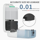 Automatic Soap Dispenser Wall Mount, 33.8oz/1000ml Dish Soap Dispenser for Bathroom, Touchless Electric