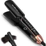 Wide Flat Iron Hair Straightener with Ceramic & Tourmaline for Smooth One