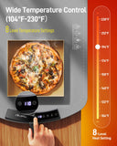 Electric Warming Tray with 8 Tem Setting Food Warmer