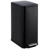 13 Gallon Kitchen Trash Can, Stainless Steel Step Garbage Bin with Soft-Close Lid