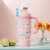 24oz Stainless Steel Whale Water Cups for Kids Teens and Adult