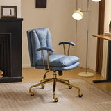 Home Office Desk Chair Comfy with wheels&Removable Armrests