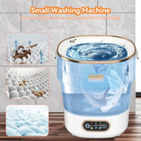 Portable Washing Machine Folding 20L Mini Washer and Spin-Dryer 3 Cleaning Modes and Deep Cleaning
