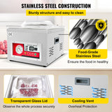 SucceBuy Food Vacuum Packing Machine Commercial Chamber Vacuum Sealer