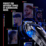 Hair Clippers for Men Professional 7500 RPM Cordless Hair Cutting Kit Electric Clippers and Trimmer Combo