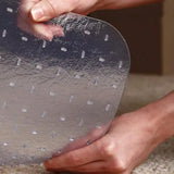 Office Chair Mat Clear Floor Mats with Lip Low-Pile Carpets Extended Under-Desk