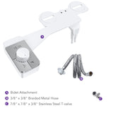 Bidet Attachment for Toilet, Non-Electric Bidet Ultra-Slim Dual Nozzle (Feminine/Rear Wash),