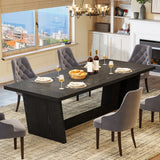 Tribesigns 70.87-Inch Large Dining Table: Wood Long Dining Room Table