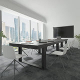 Large Rectangular Conference Table 6-8 Person Modern Office Meeting Room