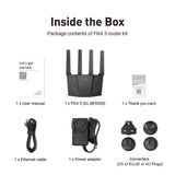 GL.iNet GL-BE9300 Flint 3 Tri-Band WiFi 7 Router High Speed Gaming