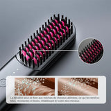 Hair Straightening Comb, Negative Will Not Damage Hair, Wireless and Portable for Home Use, Rechargeable Hair Straightener, Dual-Purpose Electric Hairdressing Comb