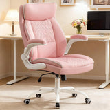 Executive Office Chair with High Back, Computer Desk Chair with Lumbar Support,