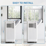 3-in-1 Portable AC, Dehumidifier, and Fan Mode, AC Unit with 24H Timer
