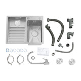 Stainless Steel Bathroom Sinks| 60*48cm Undercounter Basin| Balcony Laundry Sink