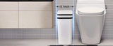2 Pack 12L Bathroom Automatic Trash Cans Touchless Motion Sensor Slim with Lid