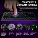 Full-Size Programmable Mechanical Keyboard with RGB Backlight