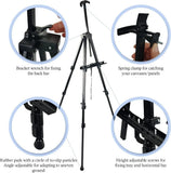 66-Inch Adjustable Metal Easel Stand for Painting, Displaying & Drawing - Lightweight Portable for Tabletop