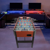 8-Rod Foosball Table Durable Structure Real Soccer Experience for Family