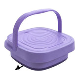 Portable Foldable Washing Machine for Travelers Students Apartment Use Lightweight Durable