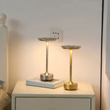 LED Desktop Lamp USB Touch Dimming Metal Recharge Night Light