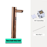 Gold Automatic Infrared Sensor Faucet Deck Mount Smart Touch Hand Free Inductive Water Tap Bathroom Sink Basin Faucets Water Tap