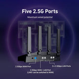 GL.iNet GL-BE9300 Flint 3 Tri-Band WiFi 7 Router High Speed Gaming