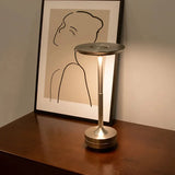 USB Touch Dimming Metal Recharge LED Table Lamps For Restaurant
