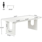 Modern Executive Desk 70.9" Office Computer Conference Table Home Office