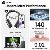 Picun F8 Pro -52dB Adaptive ANC Over Ear Headphone HIFI 3D Spatial Audio Wireless
