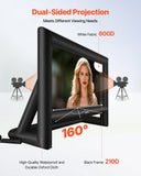 20FT Inflatable Projector Screen with Portable Storage Bag, 16:9 Easy Set Up