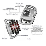 24-Head Fascia Vibration Body Massage Gun for Back Neck Shoulder Waist