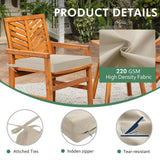 Chair Cushions Set of 4 Waterproof amp Fade Resistant Seat Cushion for Patio