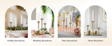 12PCS Gold Candle Sticks Holder in Bulk for Table Centerpiece