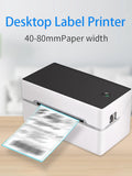 SIHAO 40-80mm Wireless Thermal Label Printer, Bluetooth Portable For Shipping