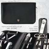 brand quality 10 Pcs manicure pedicure grooming kit set for professional finger toe nail care scissors