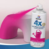 Senven 2 Packs of 26OZ Multi-Surface Spray Paint Kits Pink Primer Paint Quick-Drying Odorless