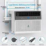 6000 BTU AC window unit w/ Washable Filter,Quiet Operation,Up to 269 Sq.Ft.