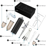 High air Flow Airbrush Kit Portable Rechargeable Cordless Mini Handheld Airbrush Gun for Barber Styling