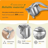 Hand Juicer Squeezer- Hydrogen Alloy Juicers, Aluminum Manual Press Juicers