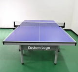 Indoor Folding 18mm Pingpong Table Professional Table Tennis Table w/ Wheels