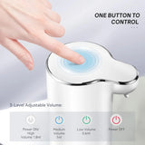 Touchless Foaming Soap Dispenser, 10oz/300ml Automatic with Adjustable Volume Control, Rechargeable