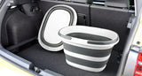 Collapsible Mop Bucket with Handle for Cleaning 16L(4.2 Gallon) Silicone Square Mopping Bucket