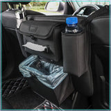 Car Trash Bag Garbage Can Recycle Bin Organizer Storage Container Between Front Seats r