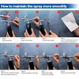 High air Flow Airbrush Kit Portable Rechargeable Cordless Mini Handheld Airbrush Gun for Barber Styling