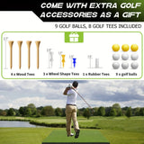 5x4ft Thicken Golf Hitting Training Mat With 9 Balls 8 Tee For Backyard