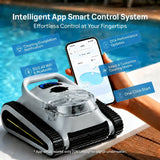 Cordless Robotic Pool Vacuum Cleaner for Inground & Above Ground Pools